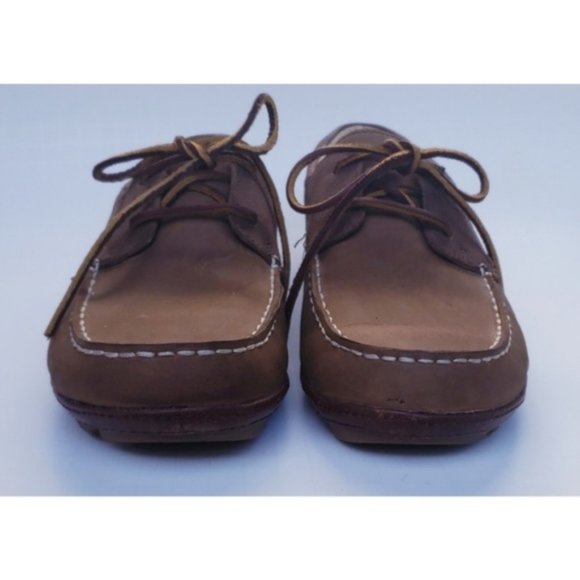 SOLD☆ Men's OLUKAI Mano Leather Driving Moc Shoes - Picture 4 of 5